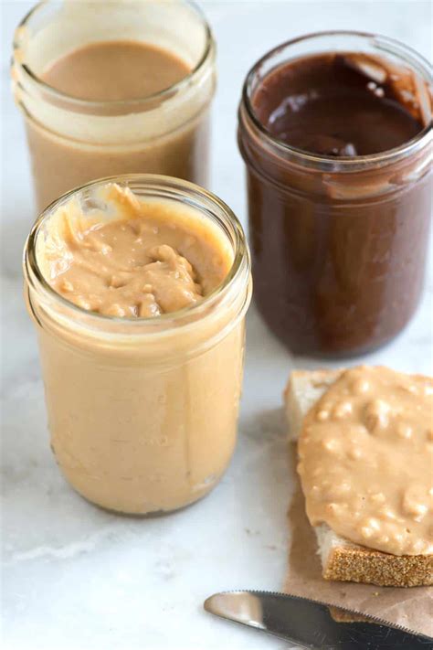 homemade peanut butter  variations