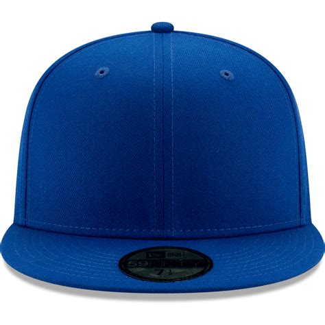 era blue blank fifty fitted hat