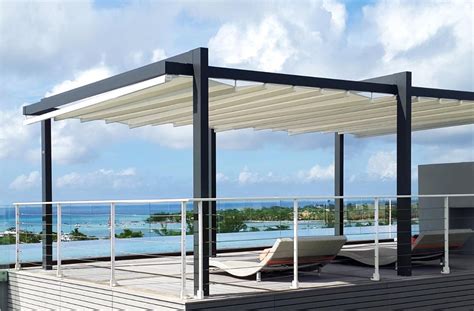 retractable awnings retractable  standing patio deck cover system