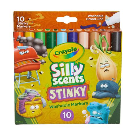crayola silly scents washable markers  wheel  deal mama