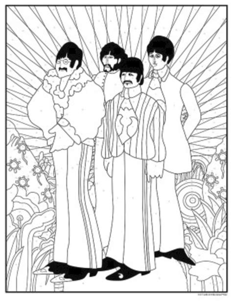yellow submarine coloring page