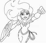 Coloring Superhero Female Pages Super Hero Printable Woman Wonder High Divyajanani sketch template
