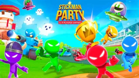 stickman party  player games  update gameplay walkthrough  mobile minigames youtube