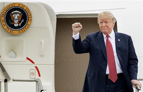 trump boarded air force   toilet paper stuck   shoe