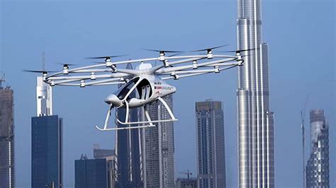 dubai prueba  taxi dron autonomo capaz de volar   metros
