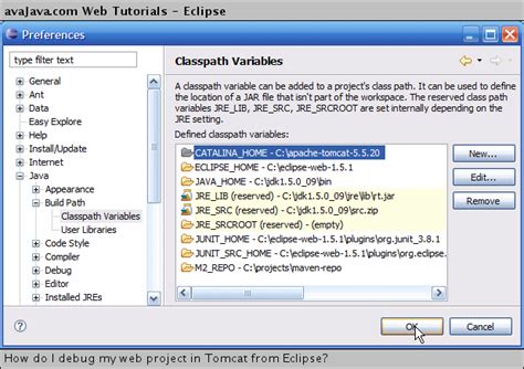 How Do I Debug My Web Project In Tomcat From Eclipse Web Tutorials