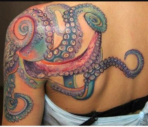 Pin By Tami Hughes On Tattoos Octopus Tattoo Design Mermaid Tattoos