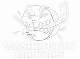 Washington Coloring Capitals Pages Printable Sheets Getdrawings Getcolorings sketch template