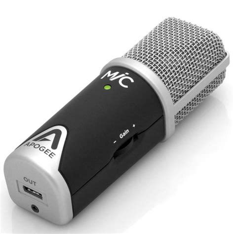apogee mic  usb microphone  ipad iphone  mac  gearmusiccom