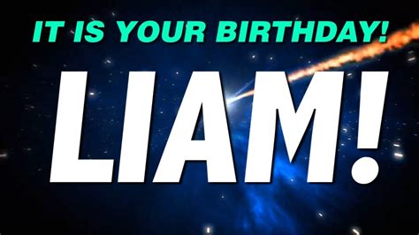 happy birthday liam    gift youtube