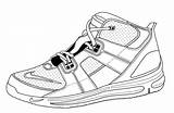 Coloring Shoes Pages Shoe Jordan Nike Printable Sneakers Library Clipart Sneaker Popular sketch template