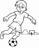 Boy Coloring Pages Little Printable Soccer Getcoloringpages Playing Baseball sketch template