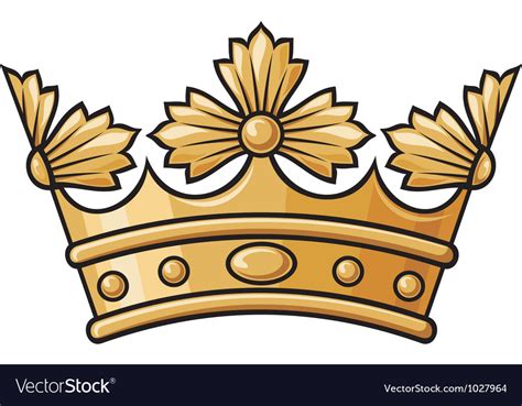 heraldic crown royalty free vector image vectorstock