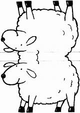 Sheep Lost Oveja Cut La Perdida Craft Para Crafts Parable Luke Knutselen Kerst Schaap Niños Animales Dominical Escuela Navidad Cosas sketch template