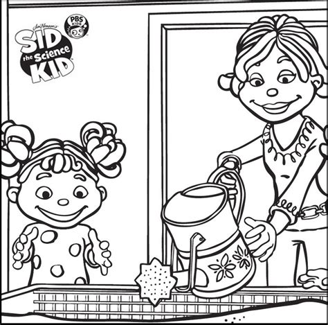 sid  science kid coloring pages     coloring pages