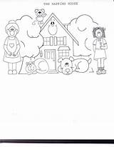 Napping House Coloring Pages Comments sketch template