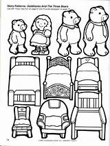 Bears Goldilocks Three Coloring Pages Worksheets Color 99worksheets sketch template