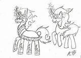 Sombra King Mlp Coloring Pages Sketch Template sketch template