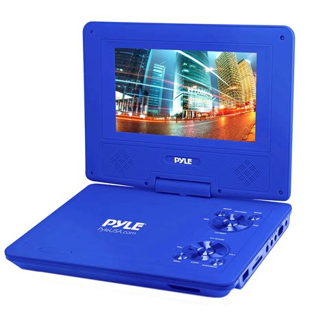 portable cddvd player built  battery usbsd card memory readers blue walmartcom