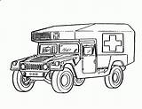 Coloring Pages Army Hummer Jeep Military Truck Swat Vehicles Drawing Printable Hmmwv Tanks Kids Colouring Tank Humvee Color Drawings Clever sketch template