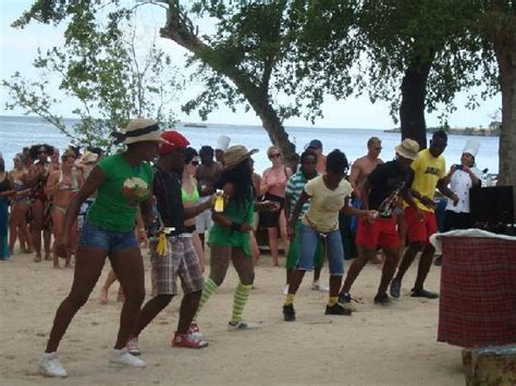 The Entertainment Staff Dancing At The Beach Party Picture Of