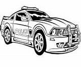 Coloring Pages Police Car Charger Hot Printable Print Dodge sketch template