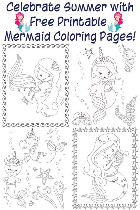 coloring pages mermaids lets coloring  world