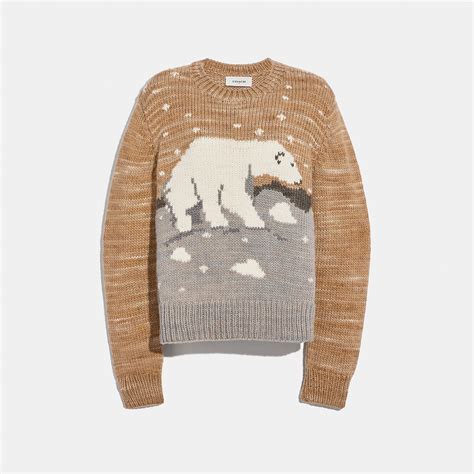 polar bear sweater coach sweaters sweaters  women polar bear