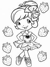 Strawberry Shortcake Coloring Pages Print sketch template
