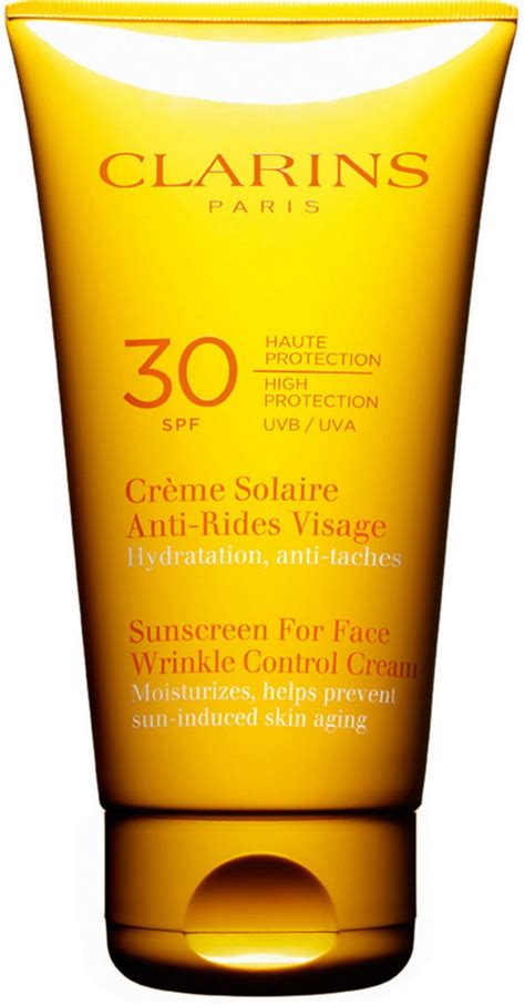 clarins sunscreen  face wrinkle control cream spf   clarins  women  oz