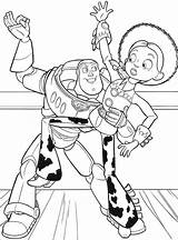 Jessie Toy Story Coloring Buzz Pages Dance Opslagstavle Vælg sketch template