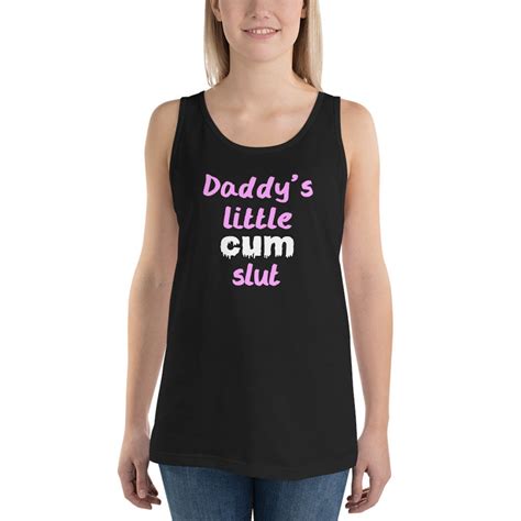 Daddys Little Cum Slut Tank Top Ddlg Clothing Clothes Etsy