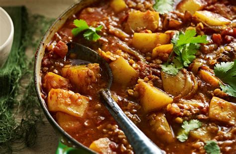 moroccan red lentil and lamb stew recipe goodtoknow
