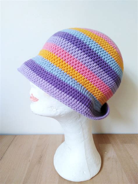 crocheted bucket hat pattern   crochet pattern etsy