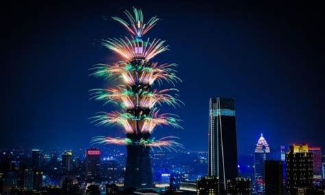 taipei nye fireworks  years eve