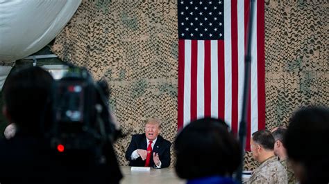 angered  trumps visit  iraqi lawmakers   troops    york times