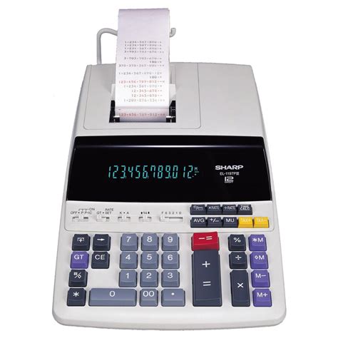 sharp el iii heavy duty color printing calculator  clock  calendar amazonca