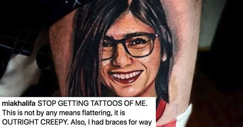 Mia Khalifa Calls Out Creepy Fan Who Got Tattoo Of Her