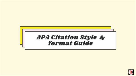 citation style guide  sample paper kenyayote