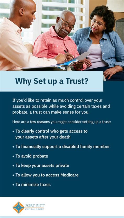 what is a trust how to set up a trust fort pitt capital group