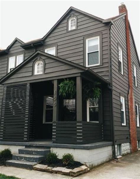 attractive black house exterior design ideas   asap house