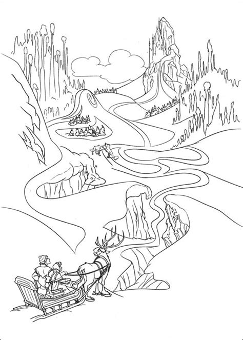 beautiful scenery coloring page  printable coloring pages  kids