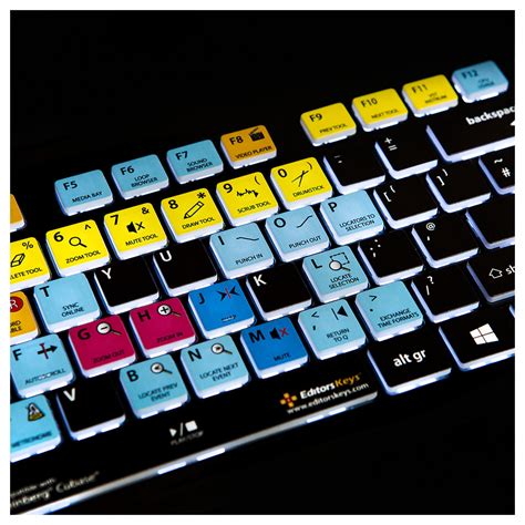 editors keys backlit pc keyboard  cubase  gearmusic