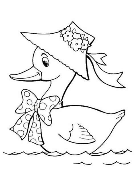 duck coloring pages  kids view  print  duck vrogueco
