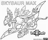 Invizimals Coloring Pages Max Saurian sketch template
