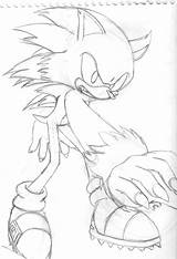Coloring Sonic Werehog Pages Print Popular sketch template