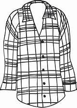 Plaid Flannel Clipartmag sketch template