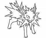 Jolteon Ultimate Coloring Test sketch template
