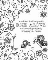 Coloring Encouragement Pages Colouring Choose Board sketch template