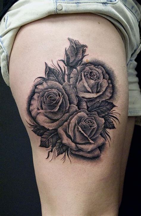 meaningful rose tattoo designs art  design